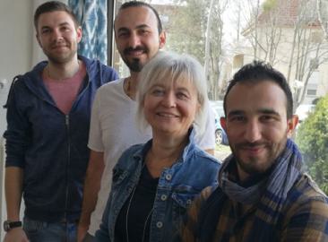 Das Team in der Geflüchtetenarbeit 