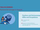 Trialog-​Seminar: Psychische Erkrankungen im Gespräch