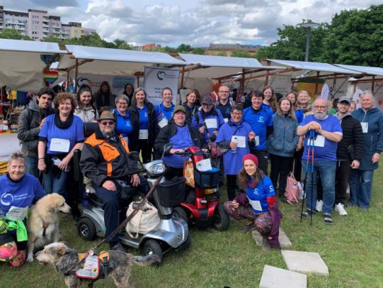 Perspektive Zehlendorf e.V. beim diesjährigen Lauf bei "DER MARKT und DER LAUF"